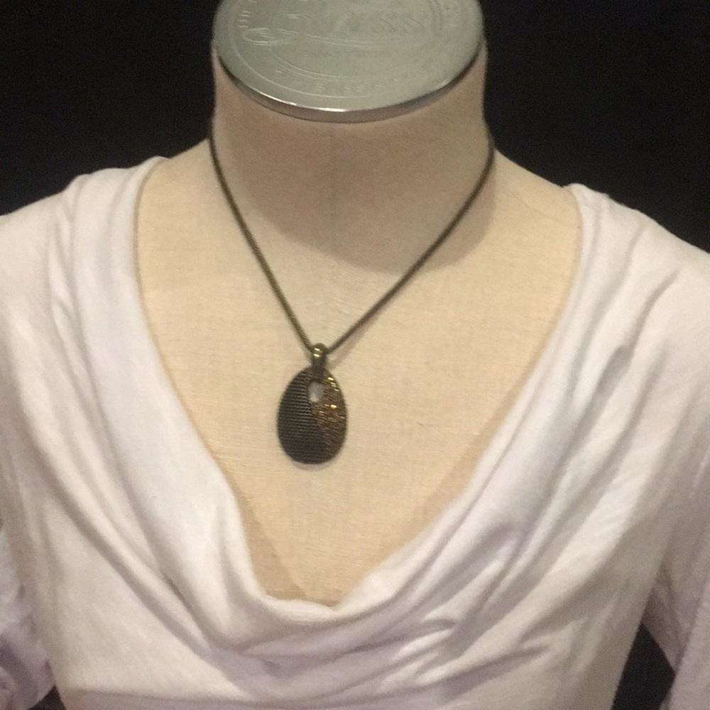 Adjustable bronze necklace